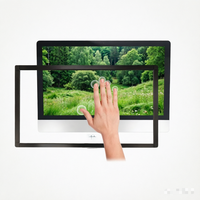 Nouvel écran tactile infrarouge 32 pouces 1920x1080, multi-touch, USB sans pilote, machine publicitaire tout-en-un pour l'enseignement, écran modulable