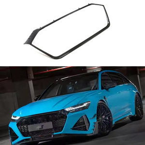 Grille avant en carbone sec de haute qualité pour Audi <span class=keywords><strong>RS6</strong></span> C8 Avant Wagon 2019-2021 Cadre de calandre avant - Product Image 2