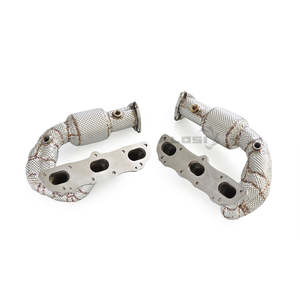 ท่อร่วมไอเสียที่มีชั้นฉนวนกันความร้อนเหมาะสำหรับ Porsche <span class=keywords><strong>991</strong></span> <span class=keywords><strong>Carrera</strong></span> <span class=keywords><strong>S</strong></span> <span class=keywords><strong>3.8</strong></span>ท่อไอเสียรถยนต์สแตนเลสหนา20011-2015,1 5มม. - Product Image 6