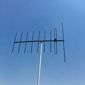<span class=keywords><strong>Antena</strong></span> Yagi VHF de 146 MHz, Direccional, de Largo Alcance, de Alta Ganancia (11 dBi), de 10 Elementos, Negra - Product Image 1