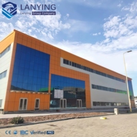 Edificio Comercial Prefabricado, Edificios de Oficinas de Varios Pisos, Estructura de Acero, Edificio Prefabricado