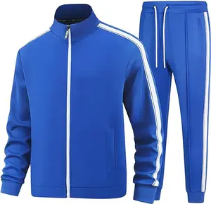 Custom Logo Gym Fitness Sportswear Tracksuit Men Training Jogging Wear 2 Piece Set Sports Jogger Tracksuits For Men