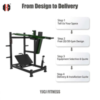 Máquina de Sentadillas con Péndulo, Soporte para Hombros, Plataforma Ancha para Pies, Brazo Oscilante, Almacenamiento Lateral de Pesas para Gimnasio