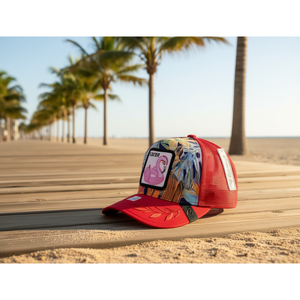 Gorra Trucker Clover de Malla Ajustable Unisex, Moda Primavera Verano, Casual, con Panel Frontal Bordado, Gorra de 6 Paneles - Product Image 2