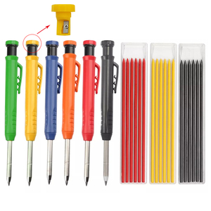 Cơ khí chế biến gỗ đánh dấu mài cắt cá nhân màu đen kỹ thuật <span class=keywords><strong>scriber</strong></span> biểu tượng tùy chỉnh thợ mộc bút chì - Product Image 1