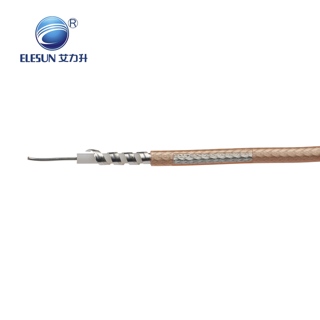 MIL-C-17 RG178 Silver Plated Copper Conductor Low Loss Flexible 50 Impedance -55 to 200 RF Coaxial Cable