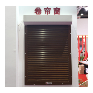 XINGUANGDA <span class=keywords><strong>Porte</strong></span> <span class=keywords><strong>de</strong></span> <span class=keywords><strong>garage</strong></span> électrique moderne personnalisée Fenêtre coulissante en aluminium Volets roulants Matière plastique Horizontale pour hôtels - Product Image 3