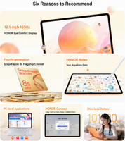 Tablet PC Honor MagicPad4 Terbaru 12.1" 3000*1872 LCD 165Hz/Snapdragon 8s Gen 4/10100mAh/Pengisian Daya 66W/Wi-Fi 7/Tablet Bisnis