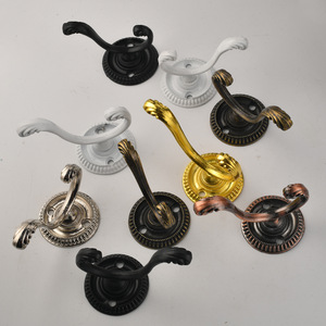Antique Style Wall Hooks Zinc Alloy Round Durable For Clothing Behind Doors On Walls - Product Image 3