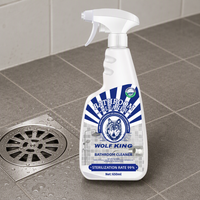 Spray de nettoyage instantané pour salle de bain - Nettoyant haute efficacité pour carreaux de céramique et miroirs