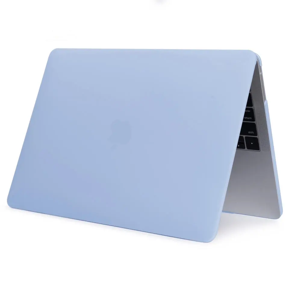 Çevre dostu pürüzsüz özelleştirilmiş mat apple laptop case bilgisayar buzlu sert kabuk yeni macbook için kapakları