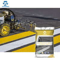 Fabrication professionnelle signes lumineux de nuit translucide résine fluorescente thermoplastique peinture de marquage routier liquide propre lumineux