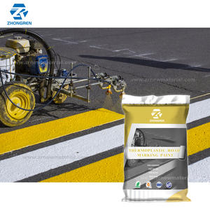 Fabbricazione professionale segni di bagliore notturno traslucido termoplastico resina fluorescente luminoso liquido pulito vernice per la marcatura stradale - Product Image 5