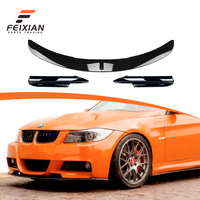 Para BMW Serie 3 E90 E91 Pre-LCI 2005-2008, Alerón Delantero M-Tech, Kit Aerodinámico, Material ABS, Acabado Pulido, Alta Calidad 100%