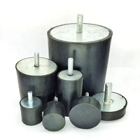 Support anti-vibration en caoutchouc sur mesure, type mâle-femelle, amortisseur isolant en caoutchouc, prix usine