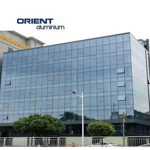 Không khung nhôm kính Rèm tường hệ thống tráng men mặt tiền chi phí cho mỗi mét vuông tòa nhà chọc trời xây dựng vật liệu thủy tinh - Product Image 6