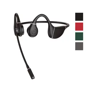 XZH headphone olahraga renang, konduksi tulang Earphone telinga terbuka IPX8 tahan air konduksi nirkabel dengan pemutar Mp3 bawaan 8g