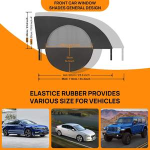 La maille de fenêtre de voiture à bas <span class=keywords><strong>prix</strong></span> de haute qualité n'influence pas le soleil de véhicule de vision - Product Image 6