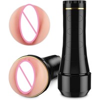 Godet Masturbateur Automatique à Succion et Poussée pour Homme, Texture Réaliste 3D, Stroker Électrique, Godet Type Avion, Jouet Sexuel pour Hommes