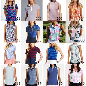 Magliette da Golf OEM Personalizzate per Donna in Poliestere ad Asciugatura Rapida, Traspiranti, Antipiega, Casual, Streetwear, con Logo Ricamato, Lavorate a Maglia - Product Image 5