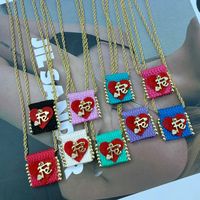 Nouvelle mode faite à la main les bracelets de perles Virgen De Guadalupe