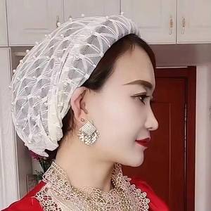 Wholesale custom high-quality women's ethnic cotton headscarves, and headscarf <b>hats</b>, suitable <b>for</b> Muslim women - Product Image 6