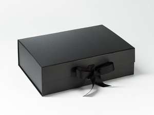 Cajas de Regalo de Cartón Negro Personalizadas, Precio al por Mayor, Caja de Regalo Magnética Plegable para Empaque de Zapatos - Product Image 2