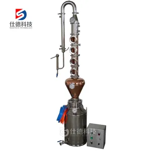 Factory wholesale 50L Stainless Steel Distillation Equipment Moonshine Distiller with copper onion head
