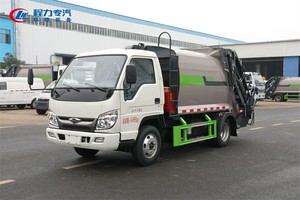 Camion à ordures compacteur spécial pour zones rurales, adapté aux routes accidentées - Product Image 3