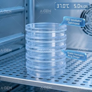 Boîte de Pétri stérile de 100 mm pour culture tissulaire, traitée, 1 <span class=keywords><strong>à</strong></span> 2 compartiments pour la culture cellulaire - Product Image 2