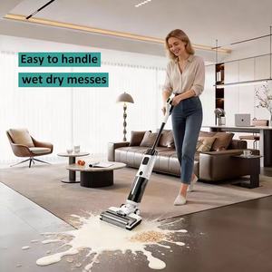 <span class=keywords><strong>Aspirateur</strong></span> sans fil humide/sec à moteur sans balais, double réservoir (485 ml/400 ml), aspiration 200 AW, autonomie 90 min, filtration HEPA, écran OLED - Product Image 4