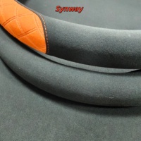Tissu en polyester suédé tricoté en forme de S de 0,7 mm, écologique, extensible, anti-boulochage, sans perte de fibres, pour sièges de voiture