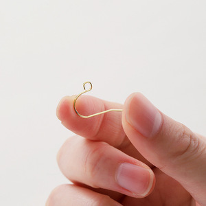 Figure Eight Gold Plated Ear <b>Hooks</b> For <b>Earring</b> Making 14K 18K Brass Jewelry Findings DIY Accessories Yiwu Origin Spring 2023 - Product Image 3