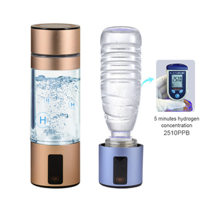 2024 vente chaude Portable hydrogène H2 générateur bouteille d'<span class=keywords><strong>eau</strong></span> tasse rouge riche en hydrogène plastique verre alcalin <span class=keywords><strong>santé</strong></span> - Product Image 1