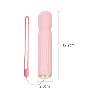 Vibrador Femenino Personalizado, Masturbador Recargable por USB, Resistente al Agua IPX7, 10 Frecuencias, Varita de Masaje Eléctrica con Cuerda - Product Image 4