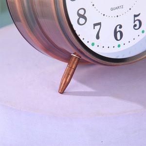 Réveil en matériau ABS de 4 pouces de style vintage Réveil de bureau de voyage à la mode avec anneau d'affichage à l'aiguille <span class=keywords><strong>Prix</strong></span> compétitif - Product Image 6