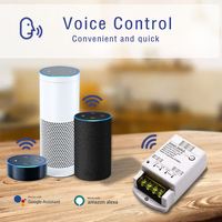 Interrupteur intelligent Tuya 220V 30A, module de relais à commande à distance sans fil, disjoncteurs, contrôleur RF433Mhz, compatible avec Alexa Google Home