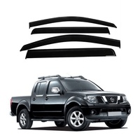 Fenêtre porte visière noir pour Nissan Navara D40 accessoires 2006 2005-2011 pare-pluie déflecteur de vent