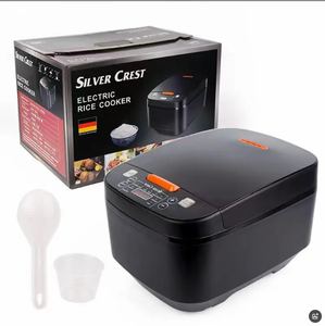 Olla <span class=keywords><strong>Arrocera</strong></span> Eléctrica Inteligente Multifuncional de Gran Capacidad (5L) con Recipiente Interior de Diseño Cuadrado de Plástico, Temporizador, 220V, <span class=keywords><strong>para</strong></span> Hotel - Product Image 2