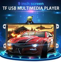 Autoradio 9 pouces double din Android 12 avec miroir vidéo stéréo 1024*600 HD 1080P Système d'autoradio lecteur DVD pour Vw