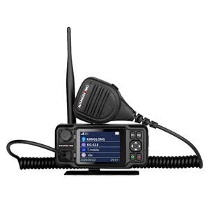 Kanglong KG-618 4G POC Talkie-walkie pour voiture Véritable PTT Carte SIM Télécommande <span class=keywords><strong>GPS</strong></span> IPx4 Résistant à l'eau Batterie 2500-3000mAh 5000KM - Product Image 1