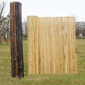 Vendita di fabbrica su misura sicuro bellissimo bambù naturale progetta pannelli di recinzione da giardino