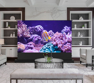 WUPRO NUEVO Diseño Pantalla de Proyección de 100'' con Elevación desde el Suelo, Control Remoto Inteligente con Asistente de Google, UST 4K PET ALR, Proyección LeApex-CBSP - Product Image 6