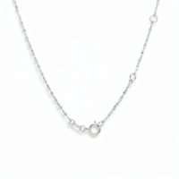 Collier ras du cou unisexe minimaliste fin à double couche classique en chaîne à sequins en platine Pt950, vente en gros directe d'usine