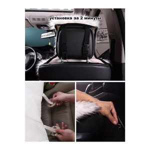ผ้าคลุมเบาะรถยนต์ขนยาวเทียมหรูหราสำหรับ <span class=keywords><strong>Camry</strong></span> Patrol Logan Rio Solaris Tucson Lada อุปกรณ์เสริมในรถยนต์ - Product Image 6