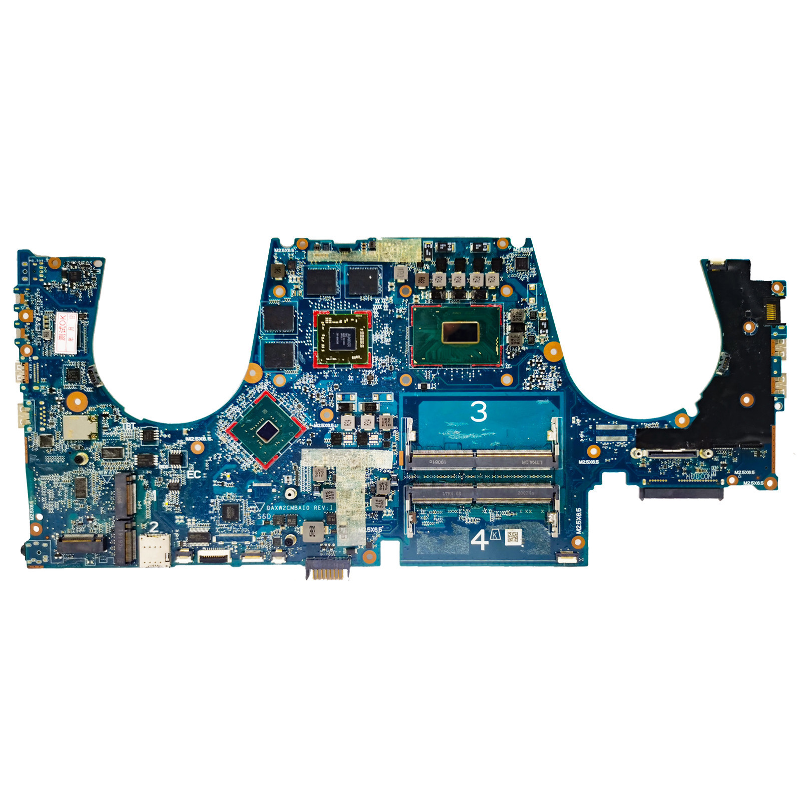 For HP Zbook 15 G6 Mainboard XW2C SRCKN I9-8950HK CPU WX4150