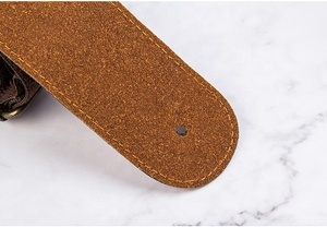 Comodo cinturino <span class=keywords><strong>per</strong></span> chitarra resistente con cinghie regolabili in pelle di cotone <span class=keywords><strong>per</strong></span> basso elettrico classico acustico - Product Image 6