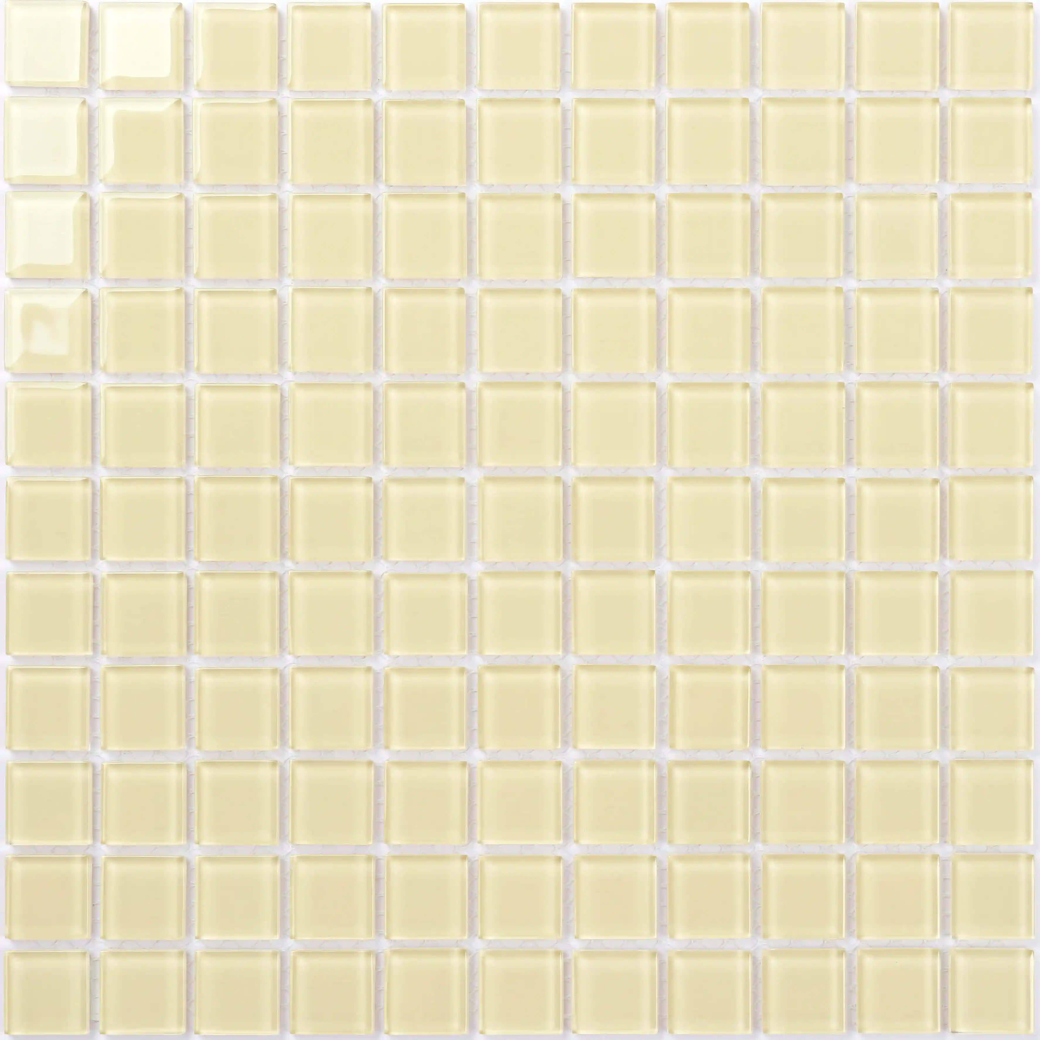 Modern and Classic Crystal Mosaic Tile Wall Parquet Square Glass Tile for Indoor and Swimming Pool Interiors