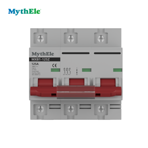 מפסק זרם ישר MythEle MXB1-125Z 80A 100A <span class=keywords><strong>125A</strong></span> 3P 750v Mcb לסוללה סולארית - Product Image 1