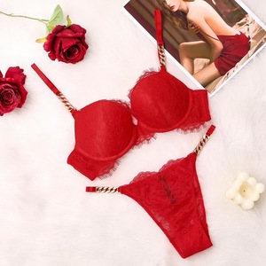 Neue Verführerische Erwachsene Damen Sexy Spitze 2-teiliges Dessous Set Heißer BH Unterwäsche und Höschen Set - Product Image 2